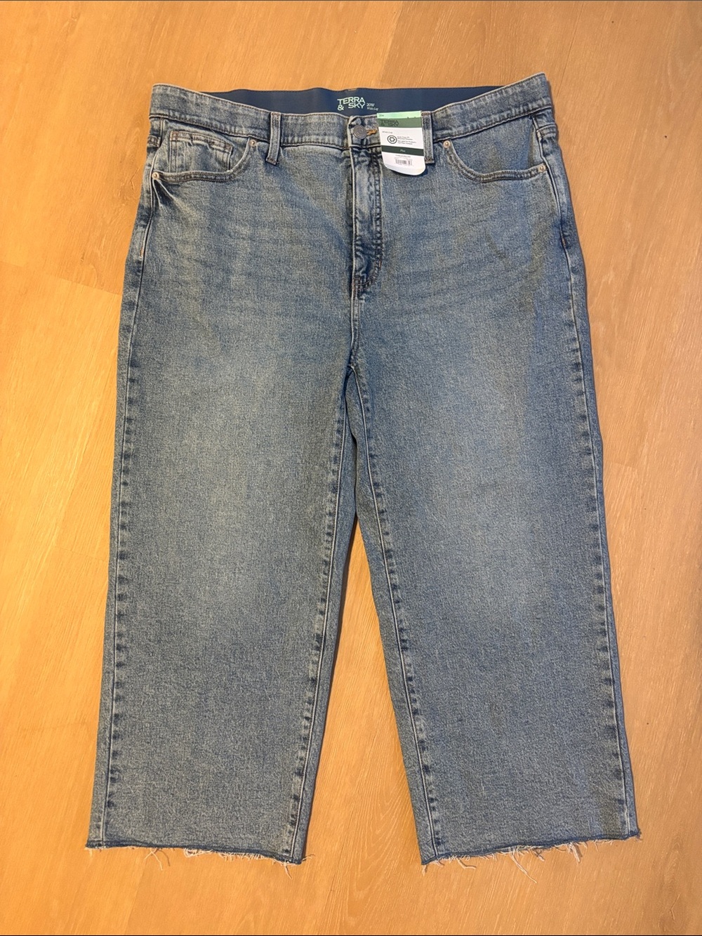 NWT Terra & Sky Wide Leg Ankle Jean size 20W